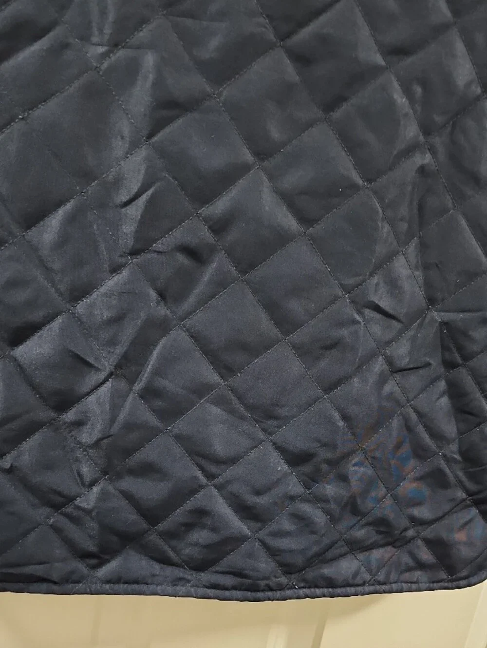 Banana Republic Quilted Navy Men's Vest with Zip Pockets